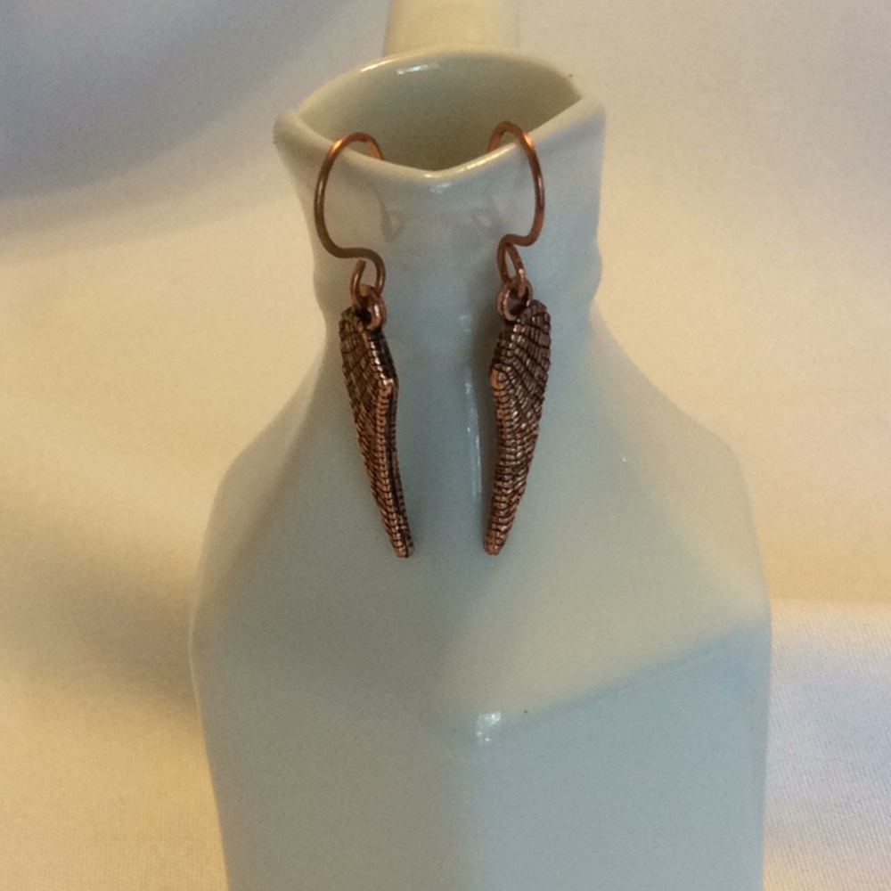 Handmade Copper Wing Earrings ❗️ON SALE ❗️